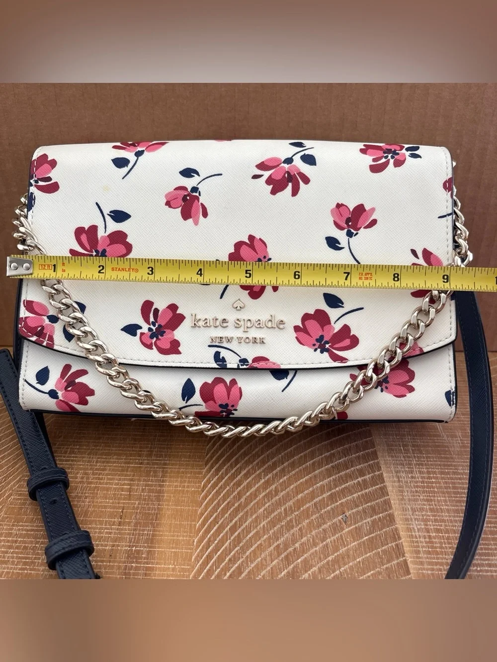 Kate Spade New York Carson Flowers Print Convertible Shoulder Crossbody Purse